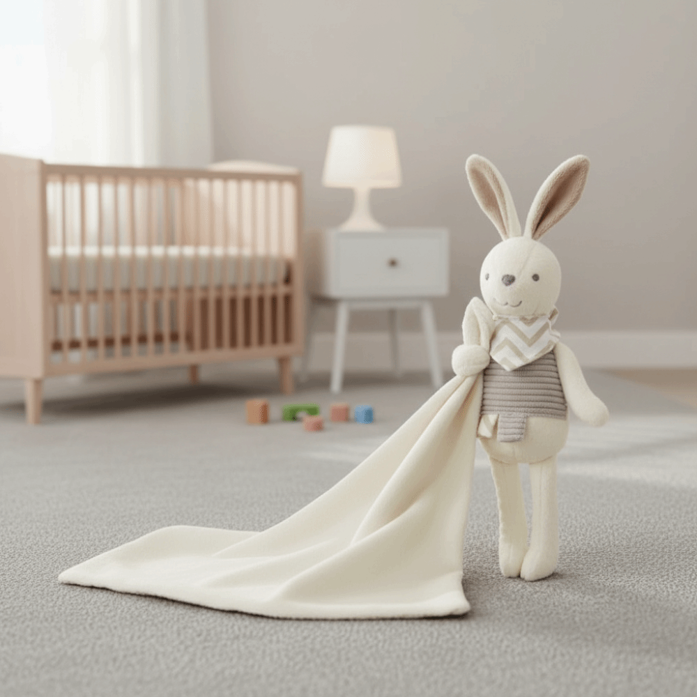Square Shape Baby Rabbit Comfo – Embroidery Rabbit recenzja i cena