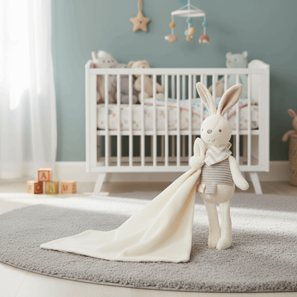 Square Shape Baby Rabbit Comfo – Embroidery Rabbit recenzja i cena