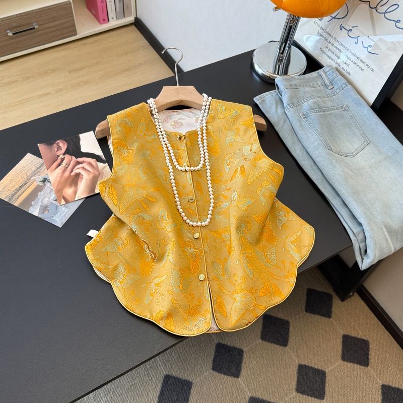 Retro Chinese Sle Tang Suit Ha – Embroidery Vest recenzja i cena