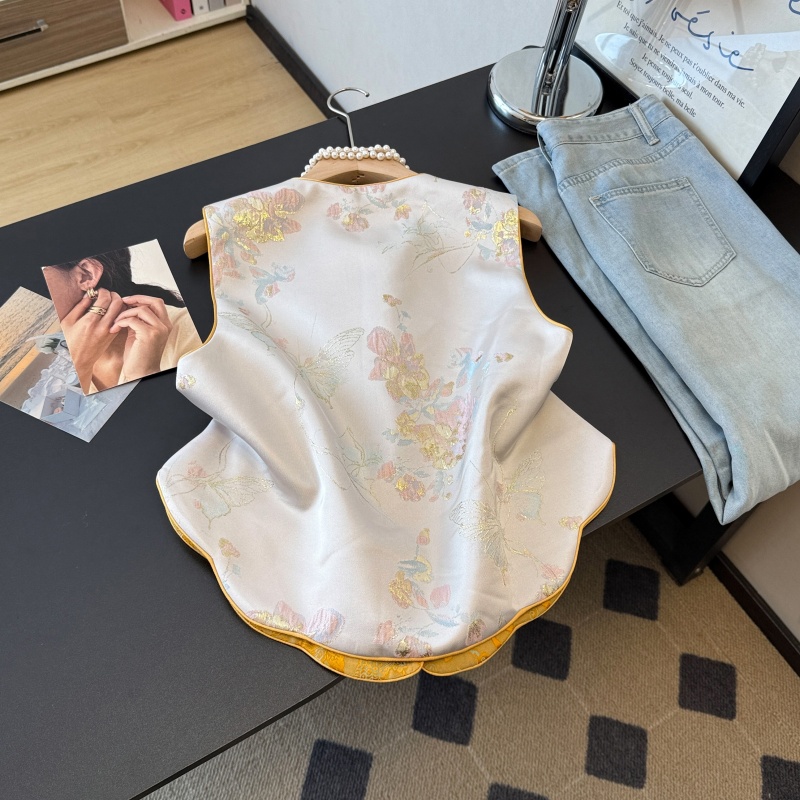 Retro Chinese Sle Tang Suit Ha – Embroidery Vest recenzja i cena