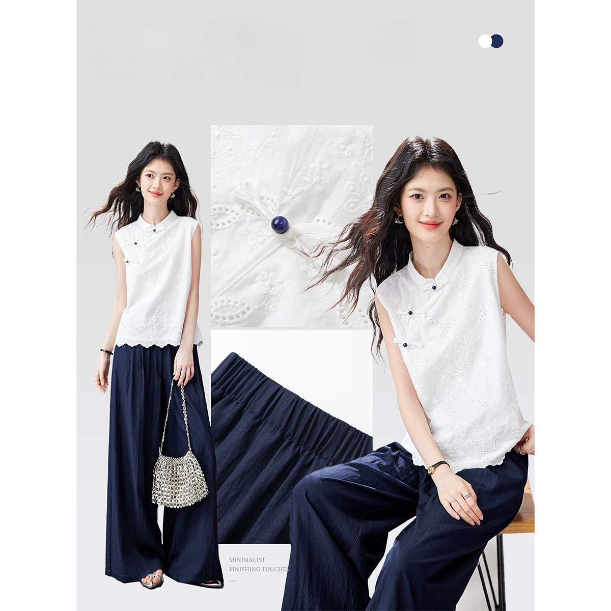 VIMLY Chinese Style Two Piece  – Embroidery Class recenzja i cena