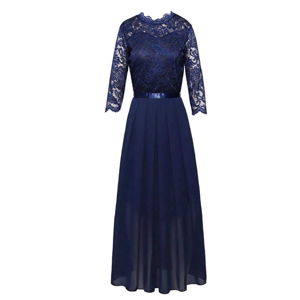 Elegant 3/4 Sleeve Lace Evenin – Embroidery Class recenzja i cena