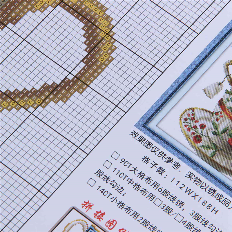 2X DIY Handmade Needlework Cro – Embroidery X Pattern recenzja i cena