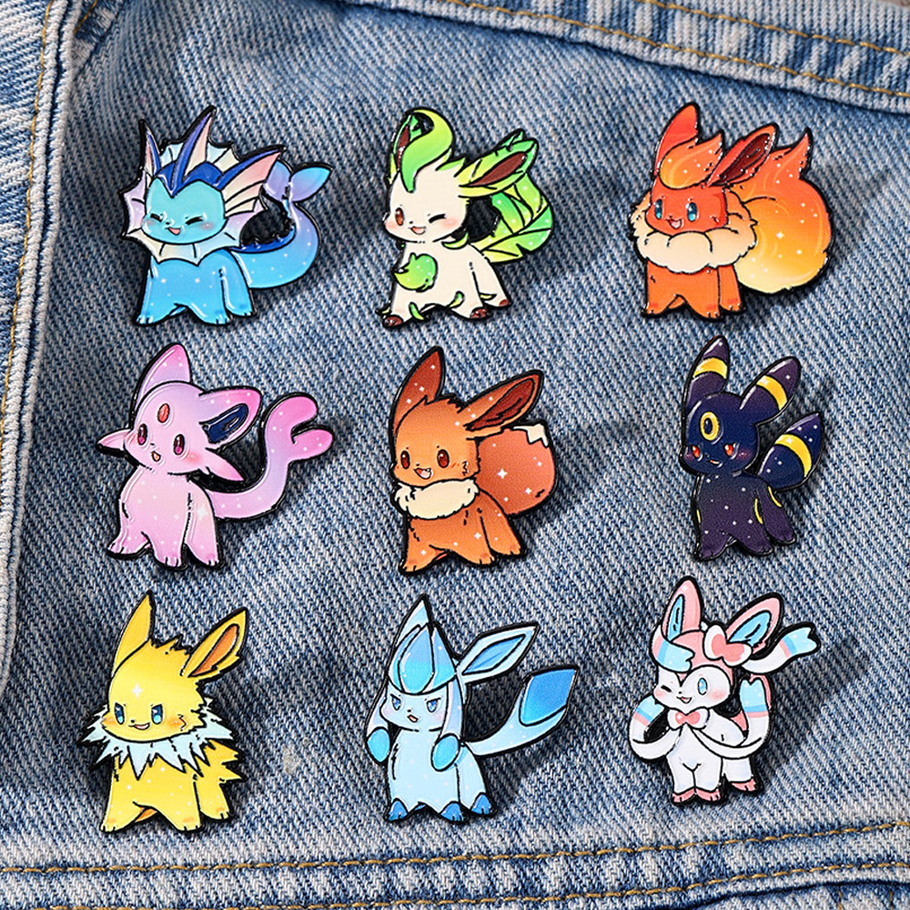 9Pcs Pokemon Eevee Flareon Ena – Embroidery Reddit recenzja i cena