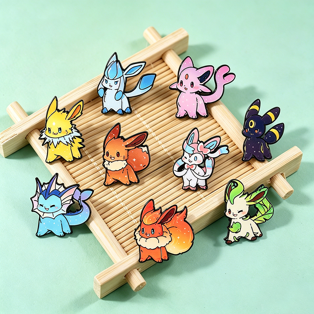 9Pcs Pokemon Eevee Flareon Ena – Embroidery Reddit recenzja i cena