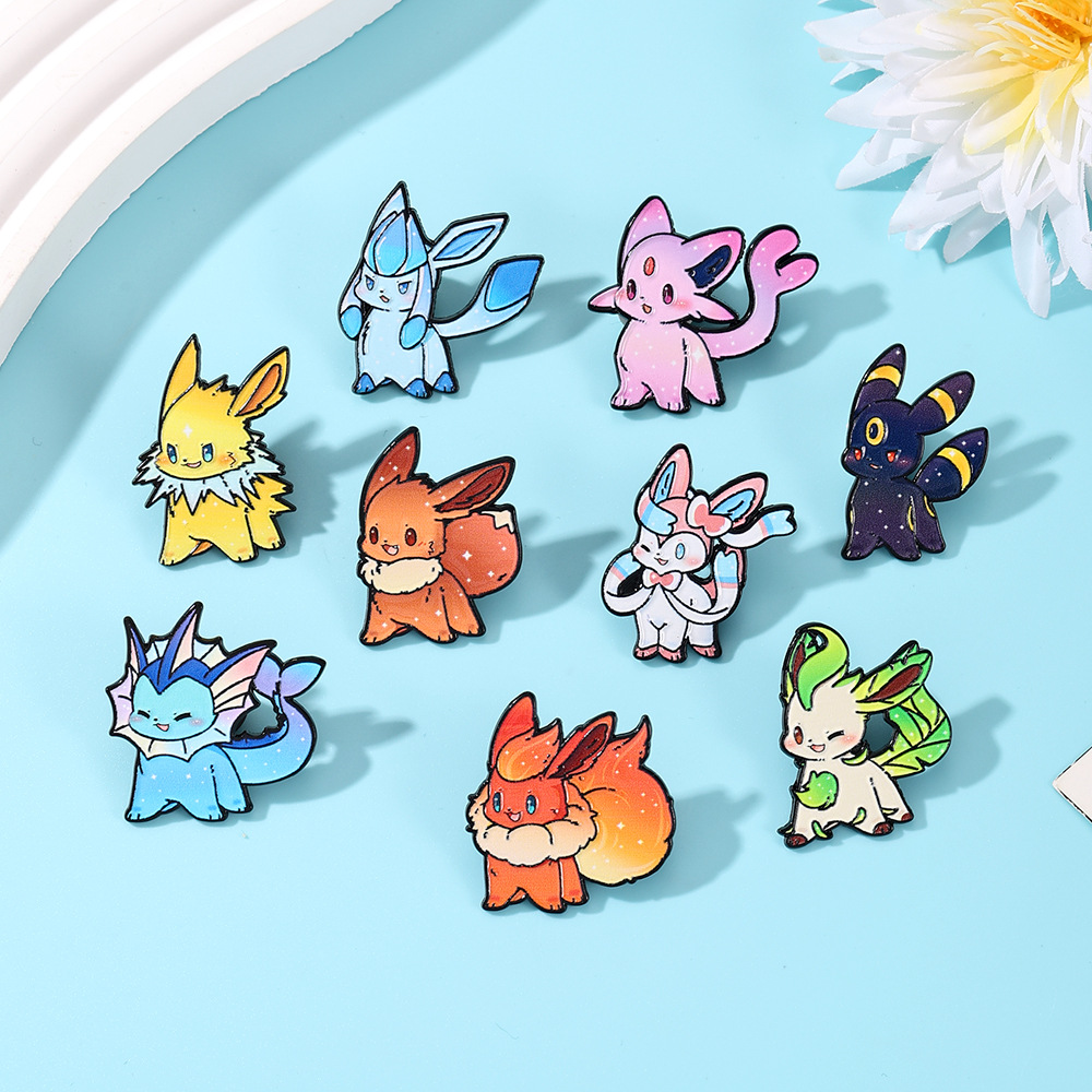 9Pcs Pokemon Eevee Flareon Ena – Embroidery Reddit recenzja i cena