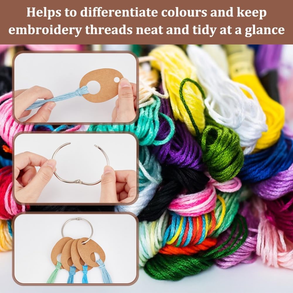 100Pcs Teardrop Floss Thread D – Embroidery Floss recenzja i cena