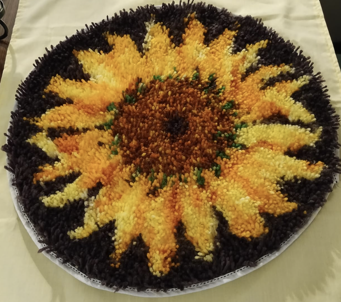 Latch Hook Rug Kit, Sunflower  – Embroidery X Pattern recenzja i cena