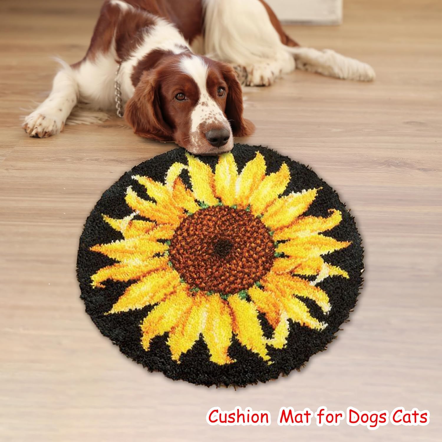 Latch Hook Rug Kit, Sunflower  – Embroidery X Pattern recenzja i cena
