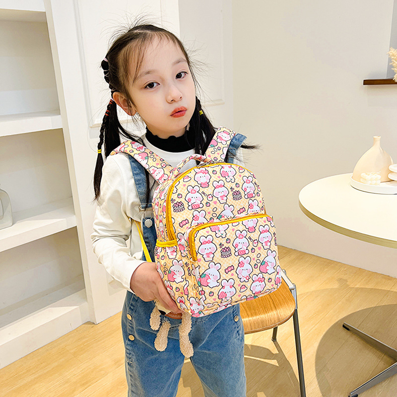 2023 New Children's Backpack C – Embroidery Rabbit recenzja i cena