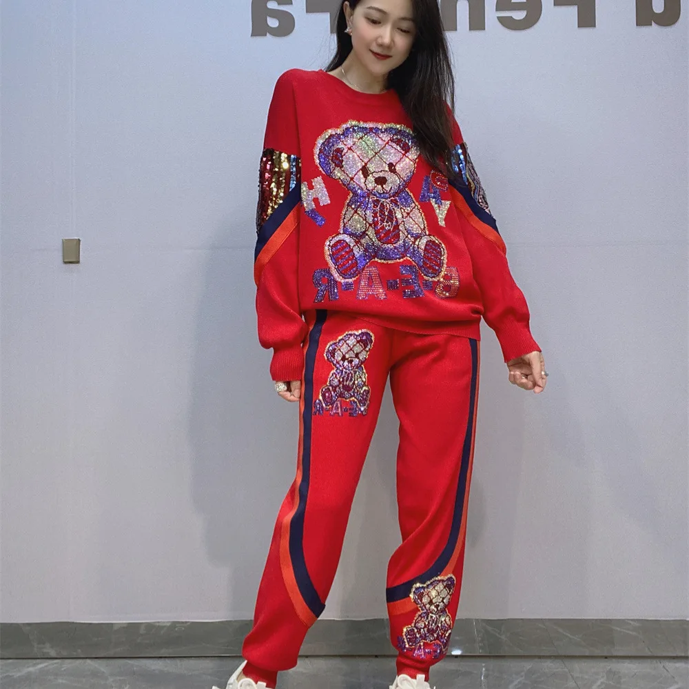 Cartoon Bear Diamonds 2 Piece  – Embroidery X Pattern recenzja i cena