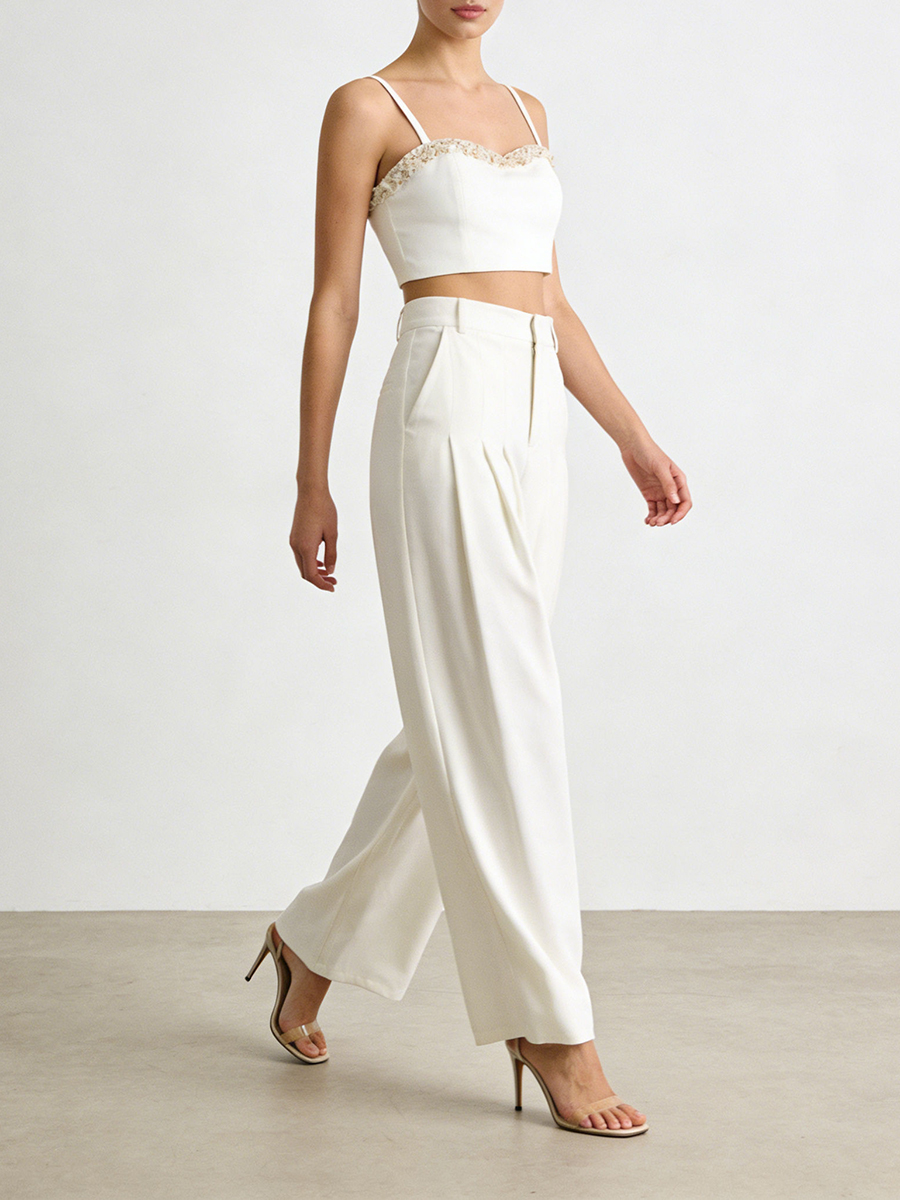 TWOTWINSTYLE Solid Basics Two  – Embroidery Vest recenzja i cena