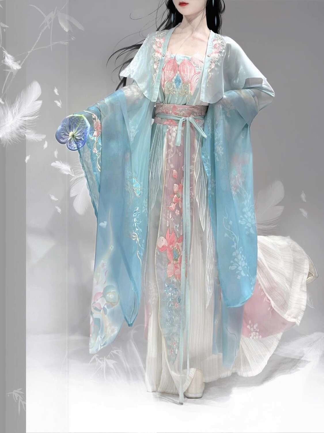 New Hanfu Wei Jinfeng Heavy In – Embroidery Skirt recenzja i cena