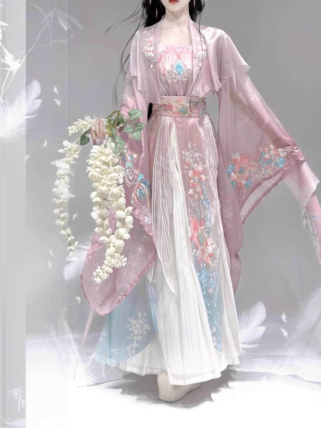 New Hanfu Wei Jinfeng Heavy In – Embroidery Skirt recenzja i cena