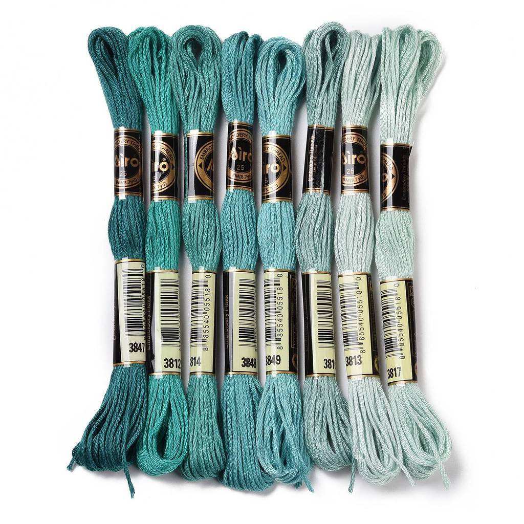 1Set 8 Skeins 0.5mm 6-Ply Poly – Embroidery Floss recenzja i cena