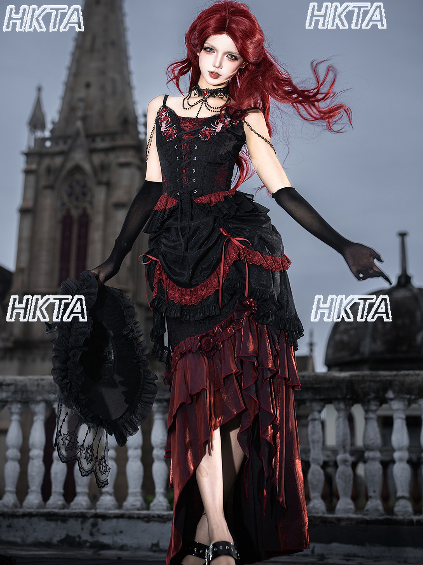 Elegant Vintage Dark Goth Subc – Embroidery Vest recenzja i cena