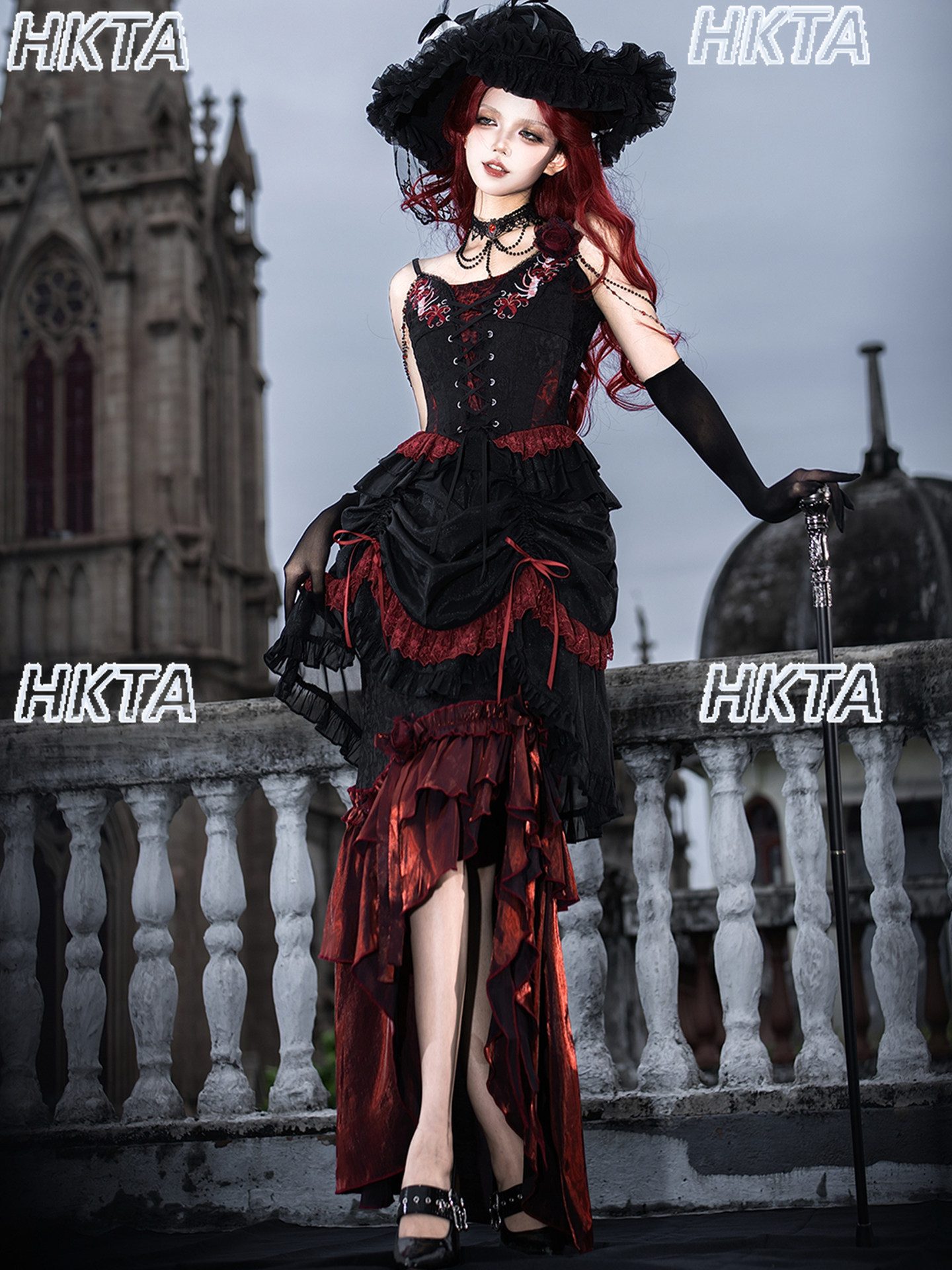 Elegant Vintage Dark Goth Subc – Embroidery Vest recenzja i cena