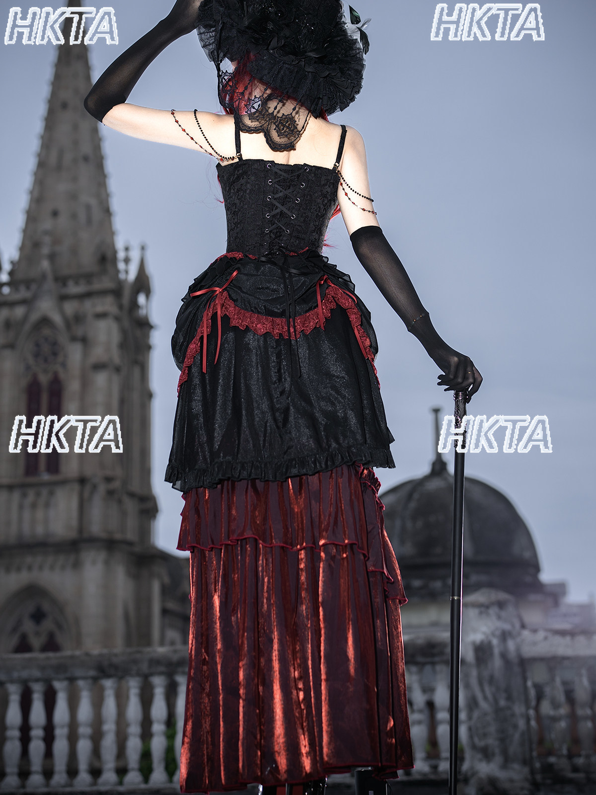 Elegant Vintage Dark Goth Subc – Embroidery Vest recenzja i cena