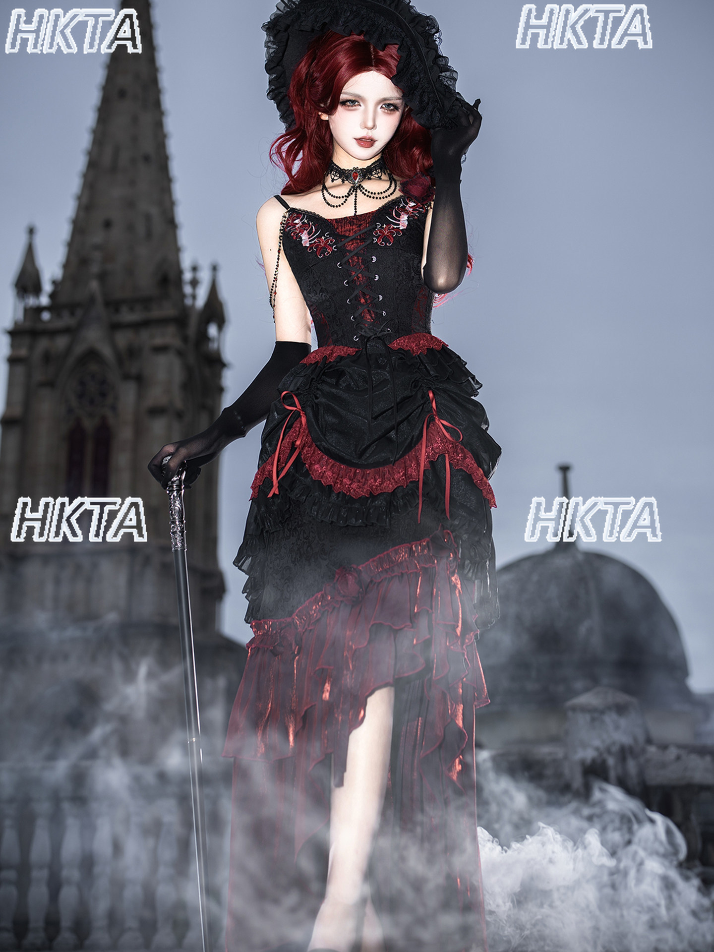 Elegant Vintage Dark Goth Subc – Embroidery Vest recenzja i cena