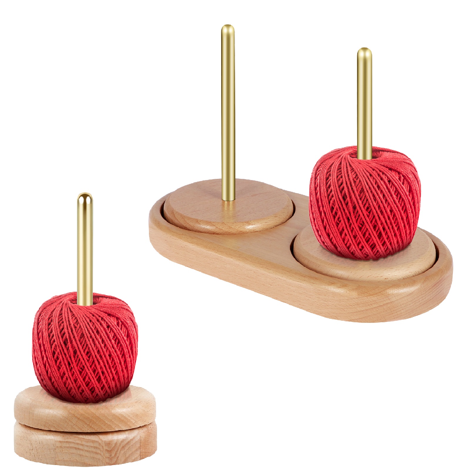 Yarn Ball Holder Rotatable Woo – Embroidery Yarn recenzja i cena