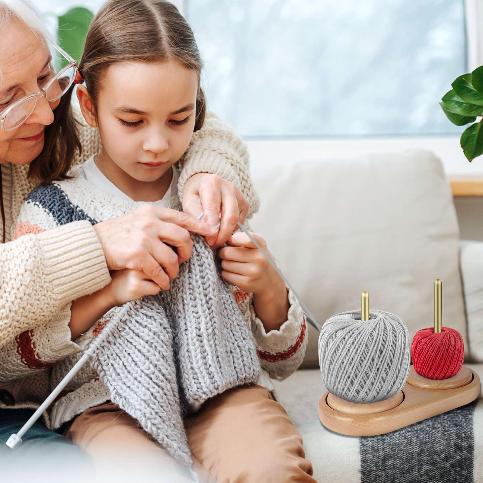 Yarn Ball Holder Rotatable Woo – Embroidery Yarn recenzja i cena