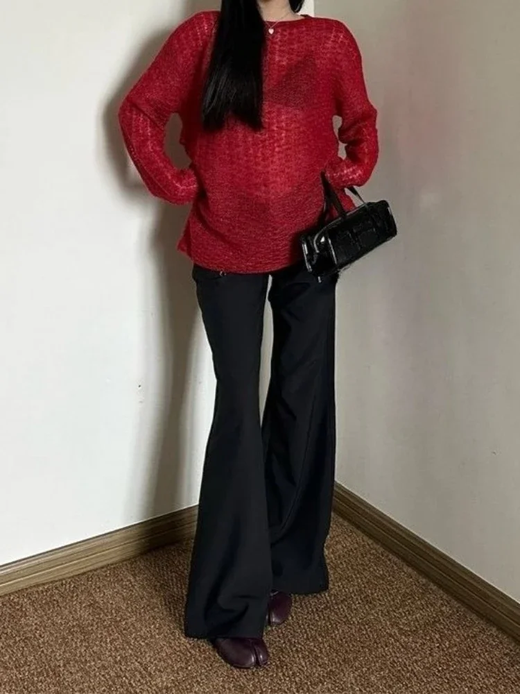 Y2K See-Through Knitted Women' – Embroidery A recenzja i cena